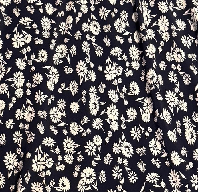 Laura Ashley Navy and white floral dress