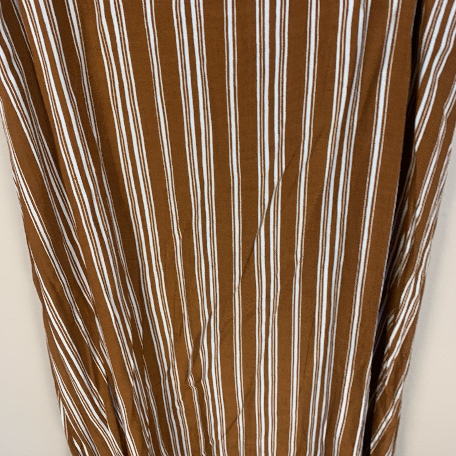 Faithfull The Brand Arietta Striped Tassel Tie Button Front Striped Maxi Dress 4