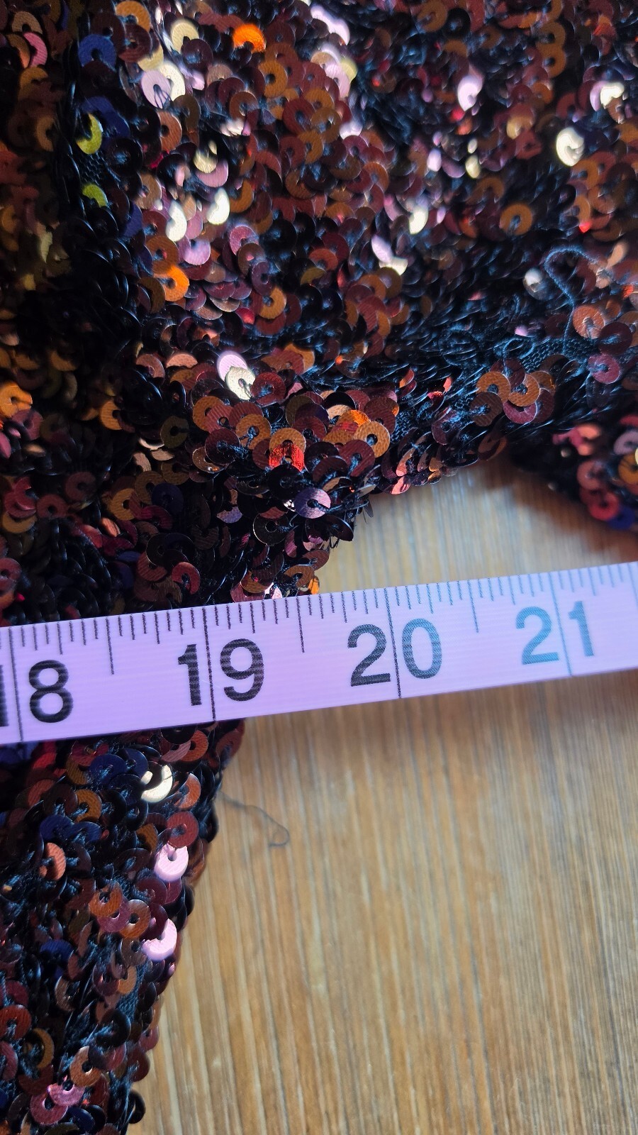 French Connection Rose Gold Sequin Long Sleeve Fit & Flare Party Dress XL 12