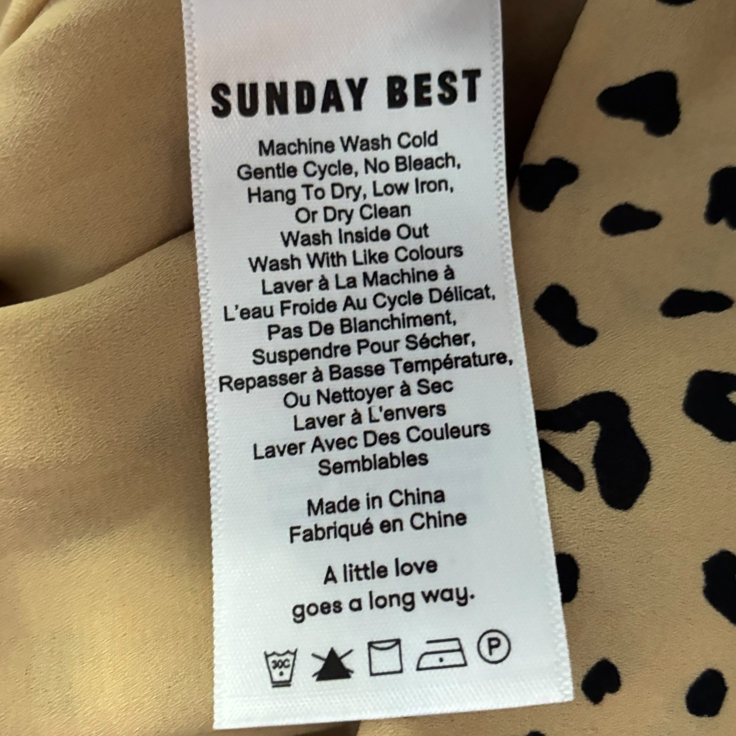 Sunday Best Leopard Print True Wrap Mini Dress Size 2 Adjustable Fit