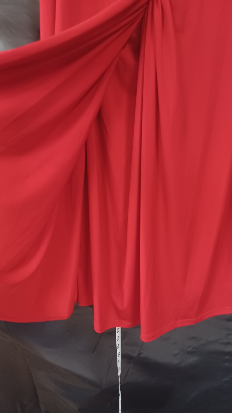 Michael Kors Red Blaze Draped Surplice Stretch Jersey Dress XL NEW