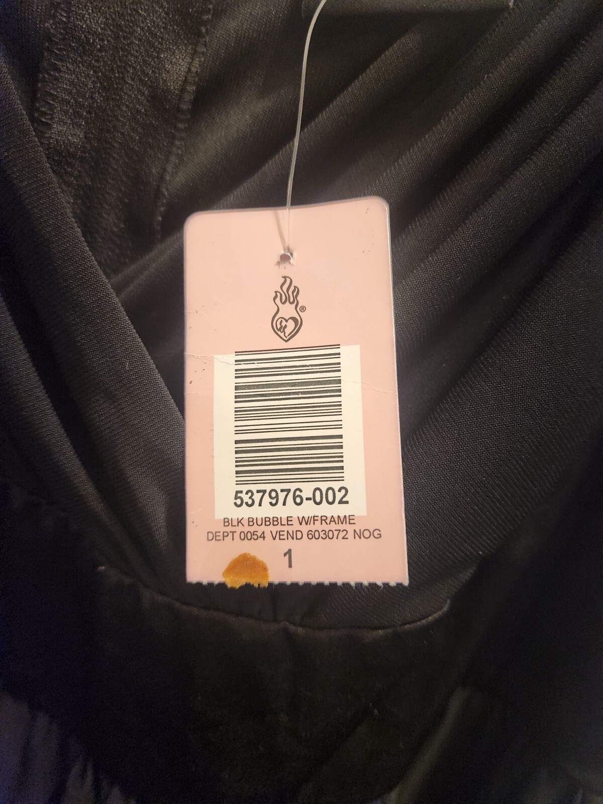 Torrid Womens sz 1 Black Sleeveless V Neck Bubble Hem Dress NWT 31-9