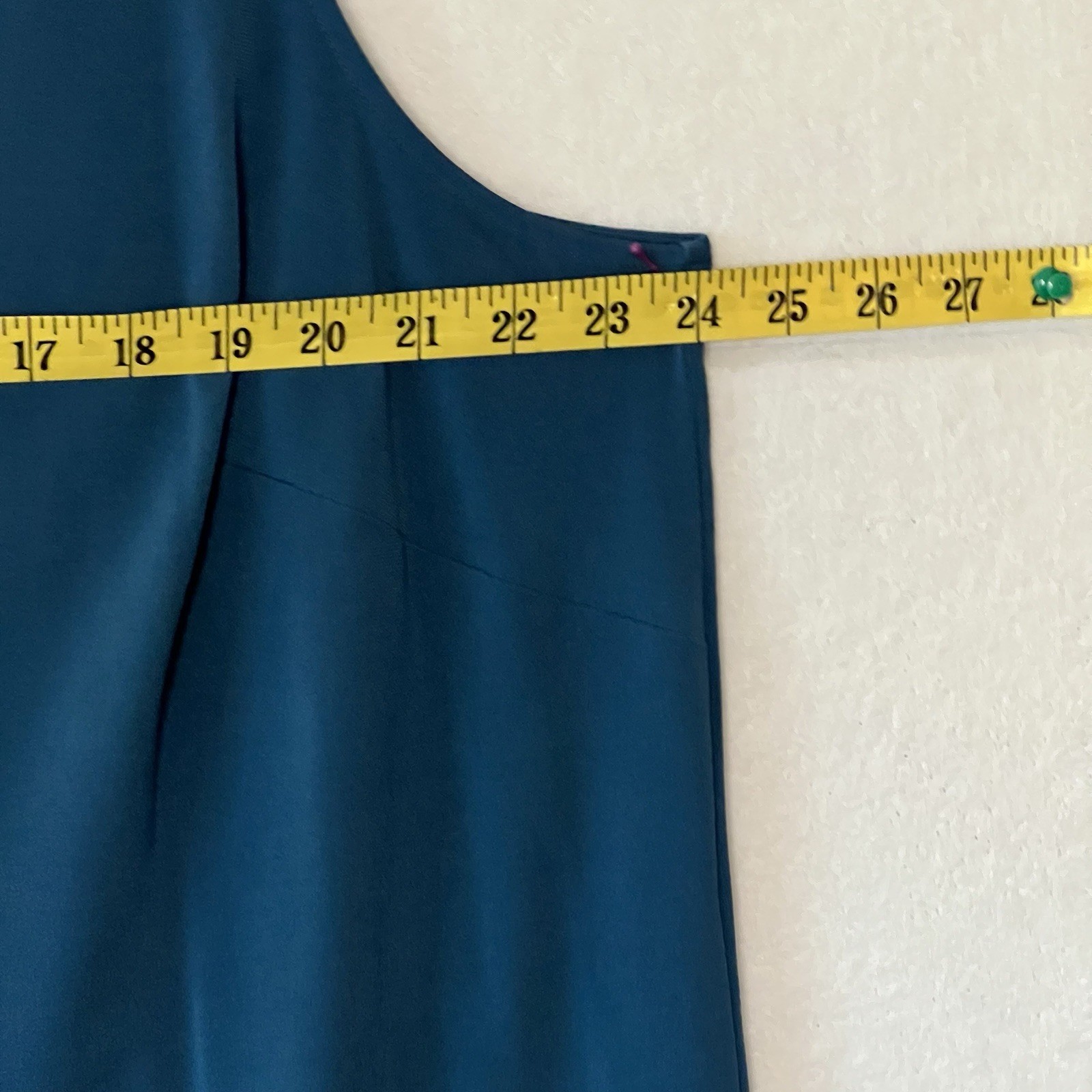 Catherine’s 2 PC Jacket Dress Size 2X 22 24 Teal 3/4 Sleeve Below Knee Length