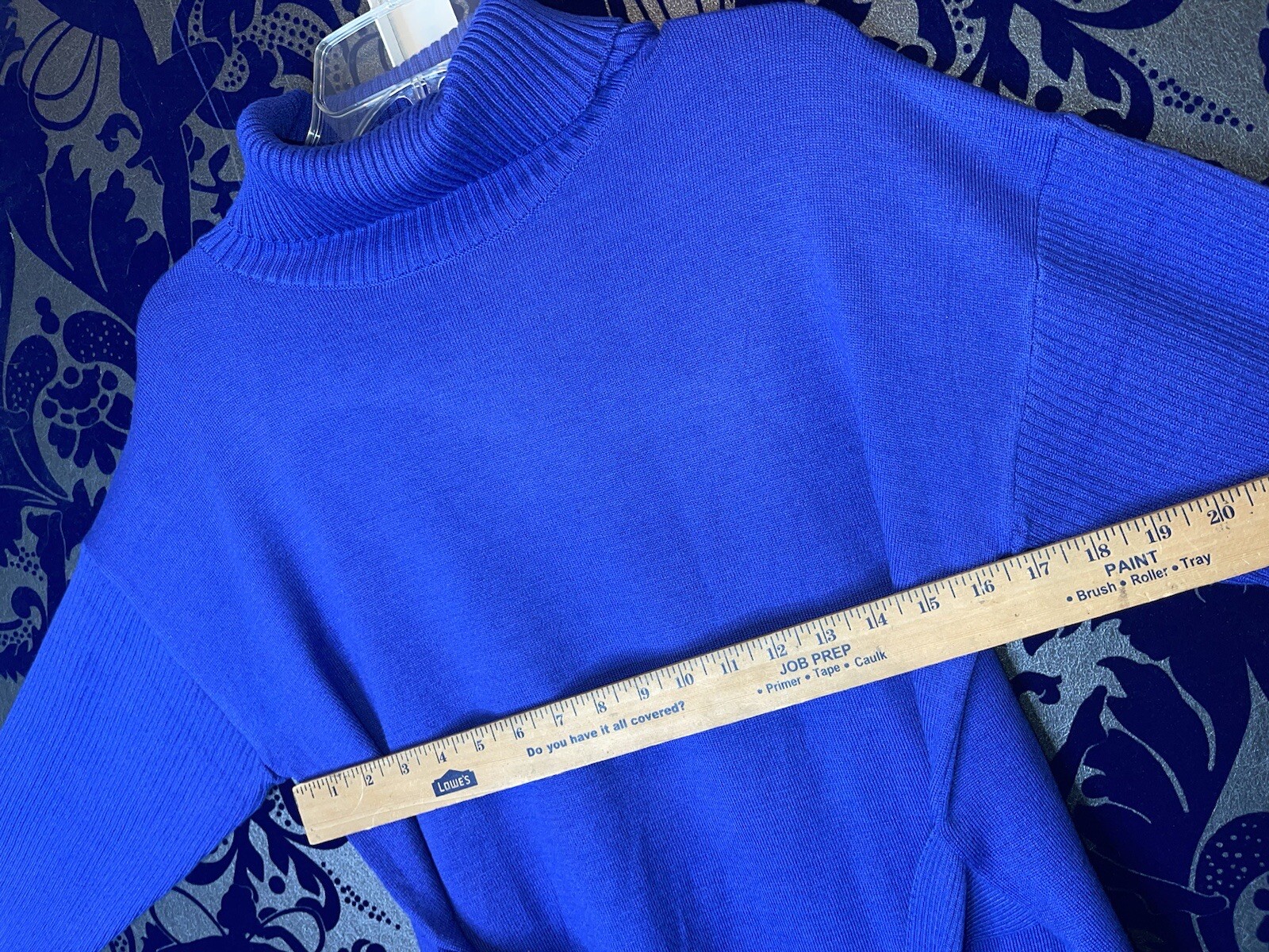 Womns Chunky Cable Knitted Cowl High Turtle Neck Tunic Jumper Dress (WTF66)