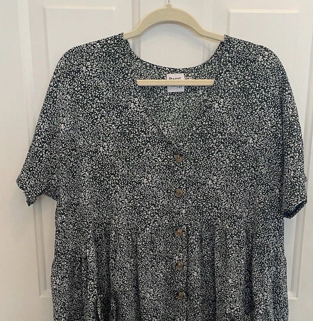 Princess Polly Green Ditsy Floral NoName Mini Dress Womens 4 Festival Cottage
