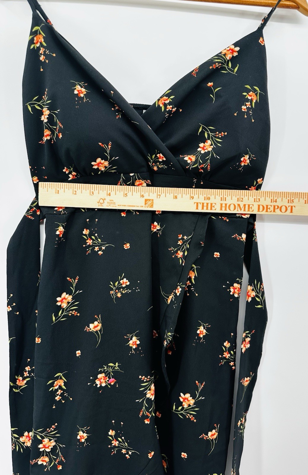 No Boundaries Mini Babydoll Spaghetti Sz 3-5 Jrs Strap Dress Ditsy Floral HH38
