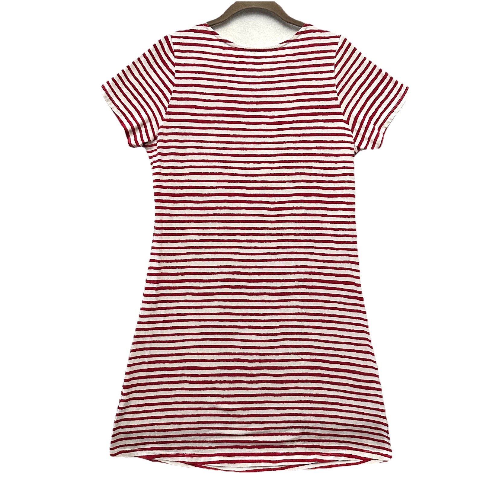 HIHO Red Striped M Medium Cotton Bodycon Dress Beach Resort Cruise Vacation