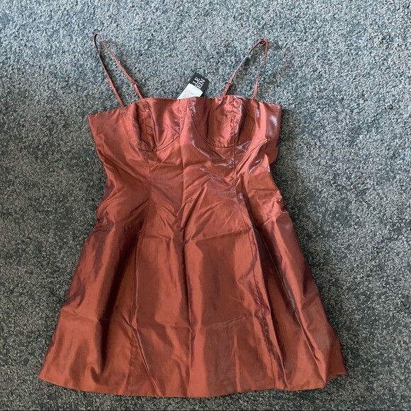 Danielle Bernstein weworewhat spaghetti strap mini dress July Sale