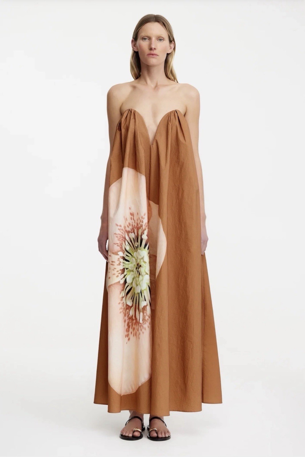 Significant Other Shiloh Maxi Dress Tangerine Rose AU14 UK14 NWT Free People
