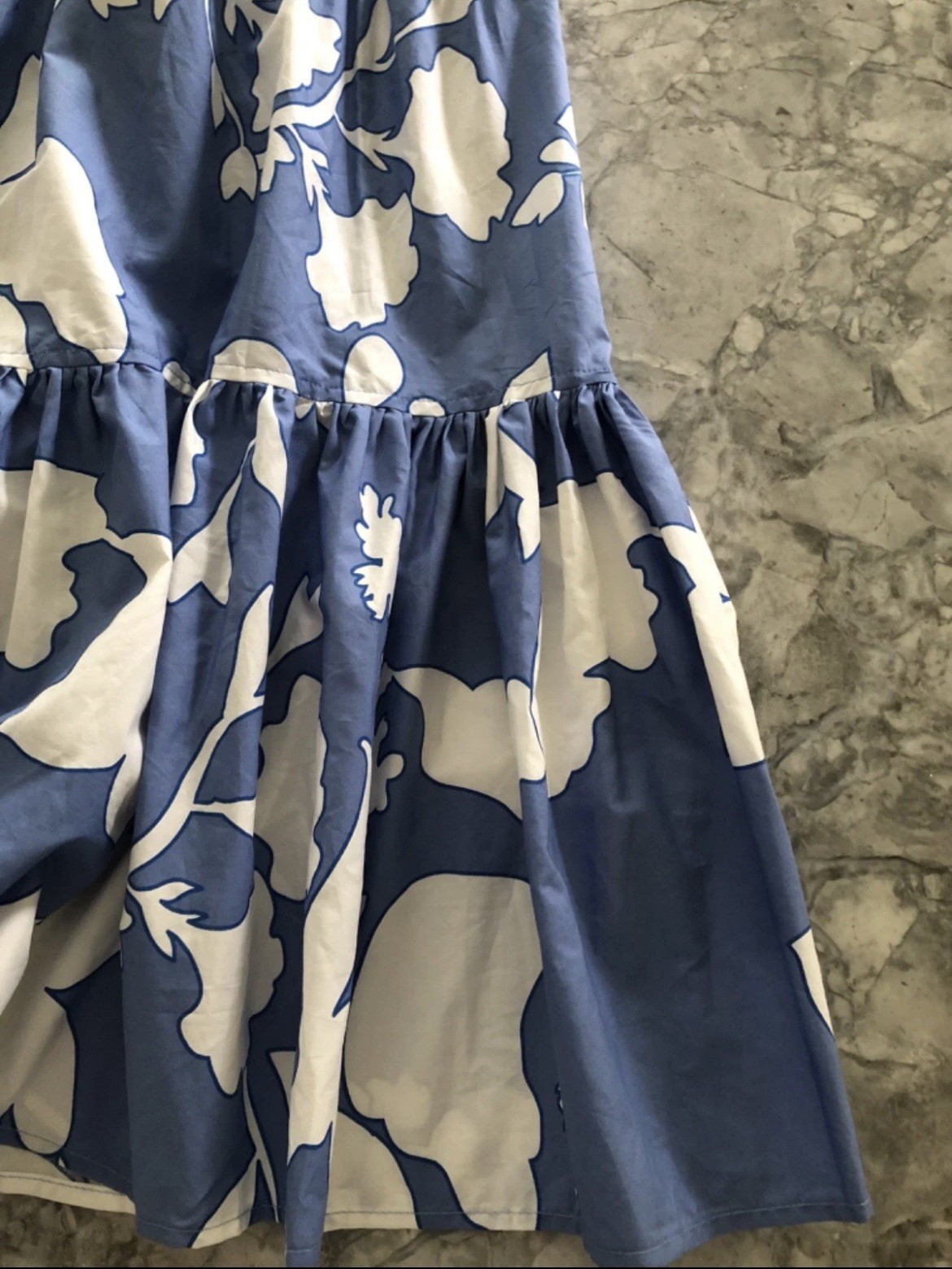 Nicole Miller blue midi dress 🦋 💙 size XL