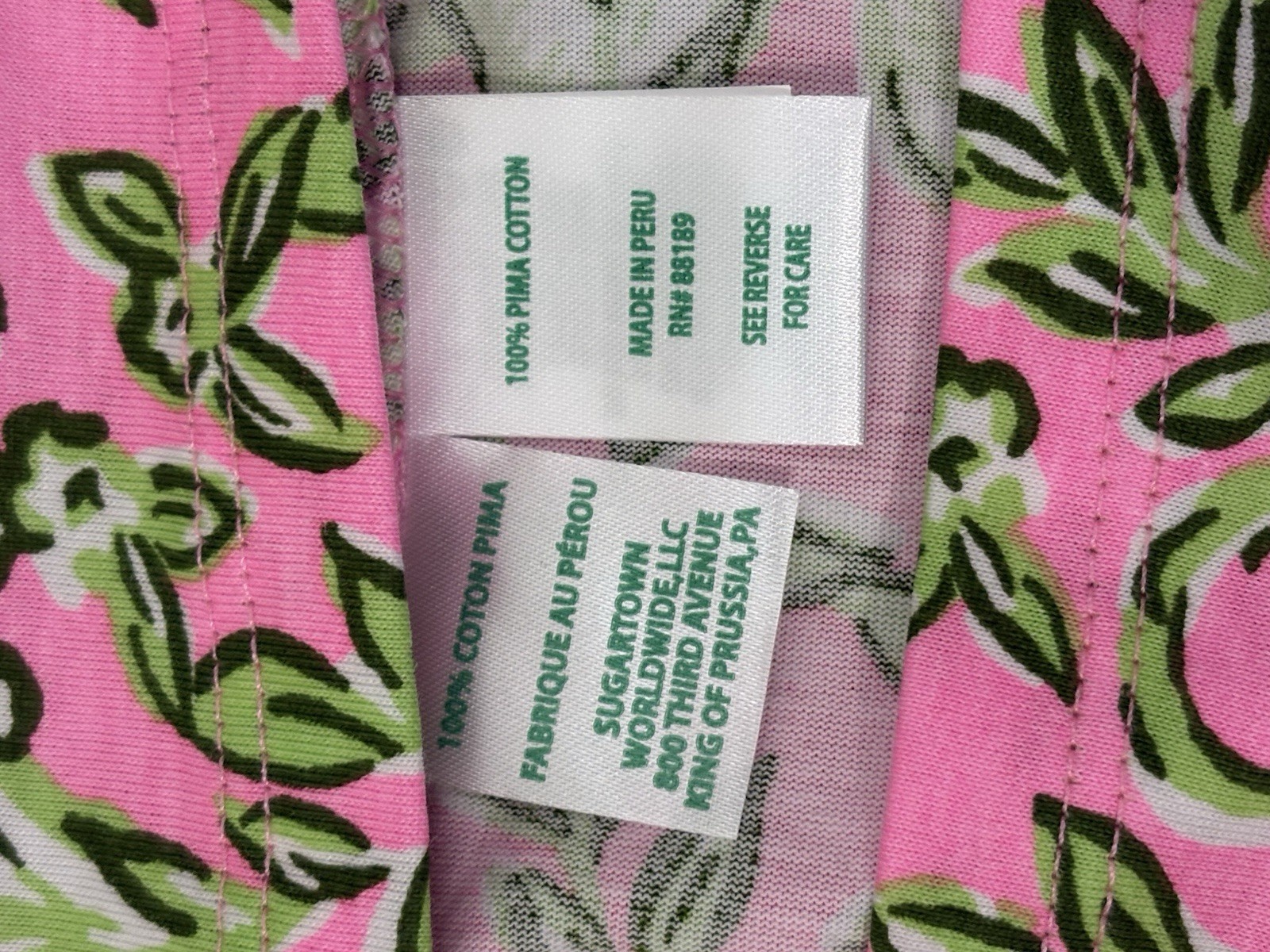 Lilly Pulitzer Dev T-Shirt Dress Rousseau Pink Mane Character Energy Sz L