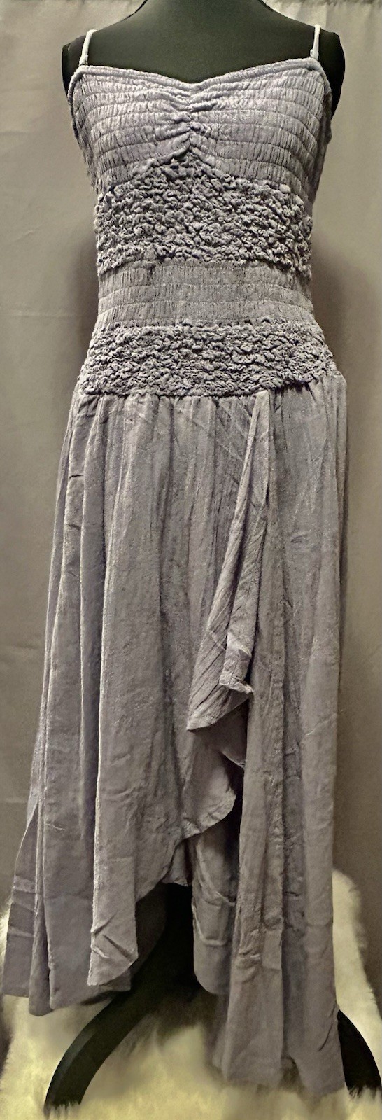 Free People Cotton Sundress, Strapless, L, Lavender, New With Tags