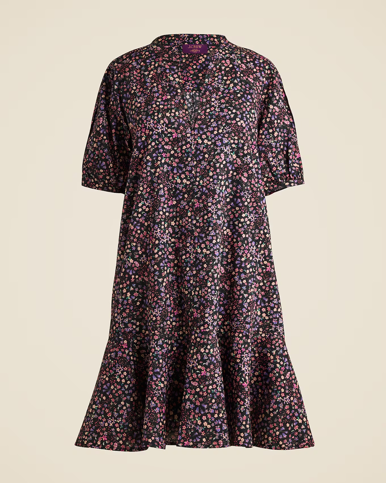 NWT J CREW SIZE S “Delilah” Liberty Strawberry Floral Print 100% Cotton Dress