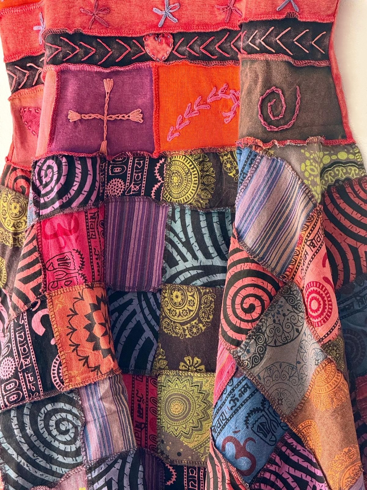Authentic Nepalese Handcrafted Patchwork Dress