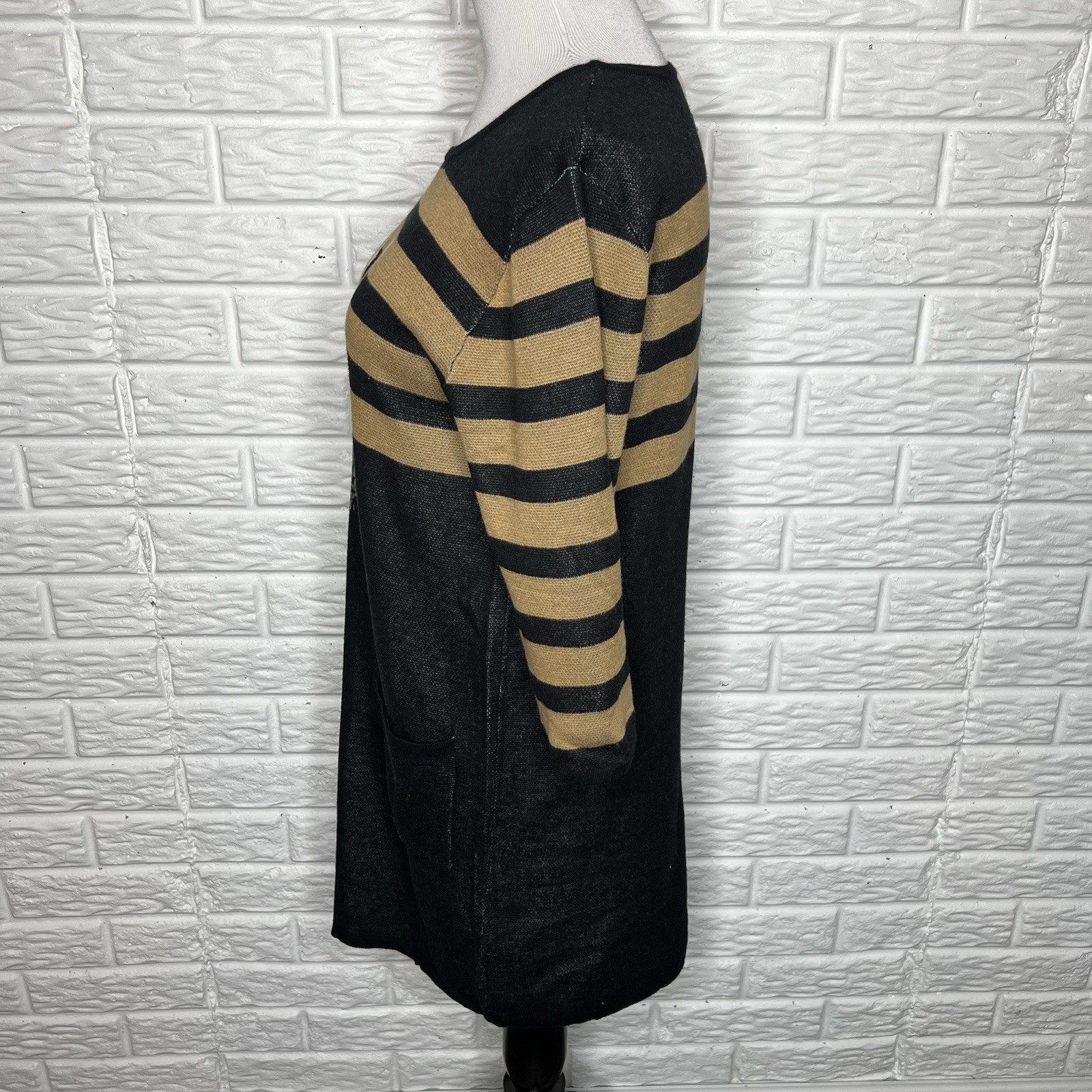 MODCLOTH NWT Teaberry & Weave “Well-Styled Feline” Sweater Dress Pockets Size M