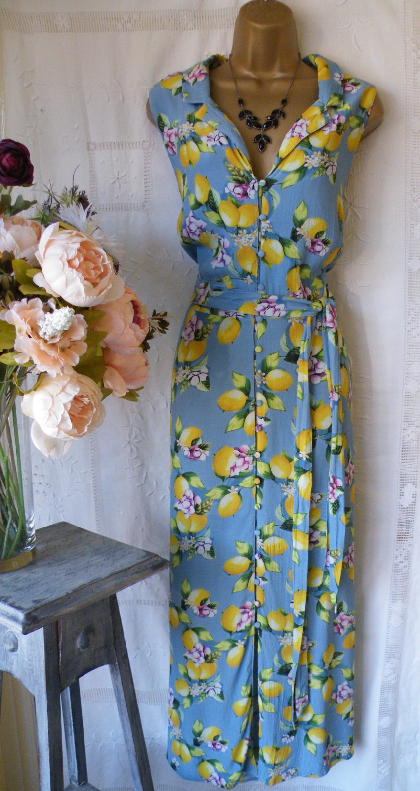 👗******MONSOON PRE-OWNED “LIBRA LEMON” DRESS SIZE 22******👗