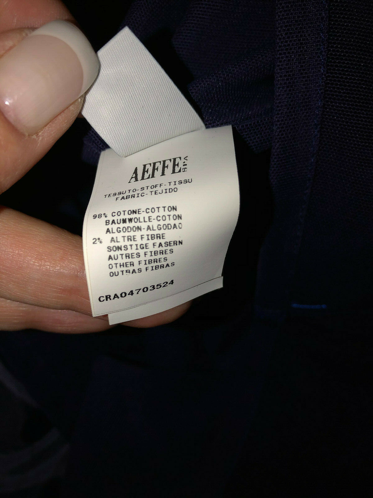 NWOT UNIQUE CACHAREL navy tank cotton mesh cutout summer double dress US 10 IT44