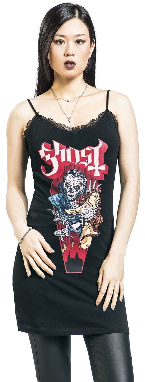 Ghost Black Dress Progressive Rock Band Papa Emeritus New Ultra Rare Import