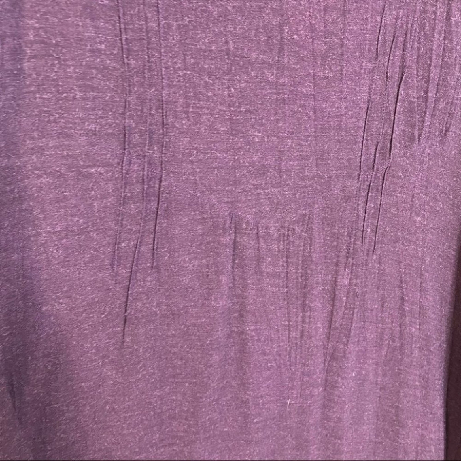 Ghost V-Neck Pintuck Maxi Dress Long Sleeve Deep Purple Black Dark Romantic M