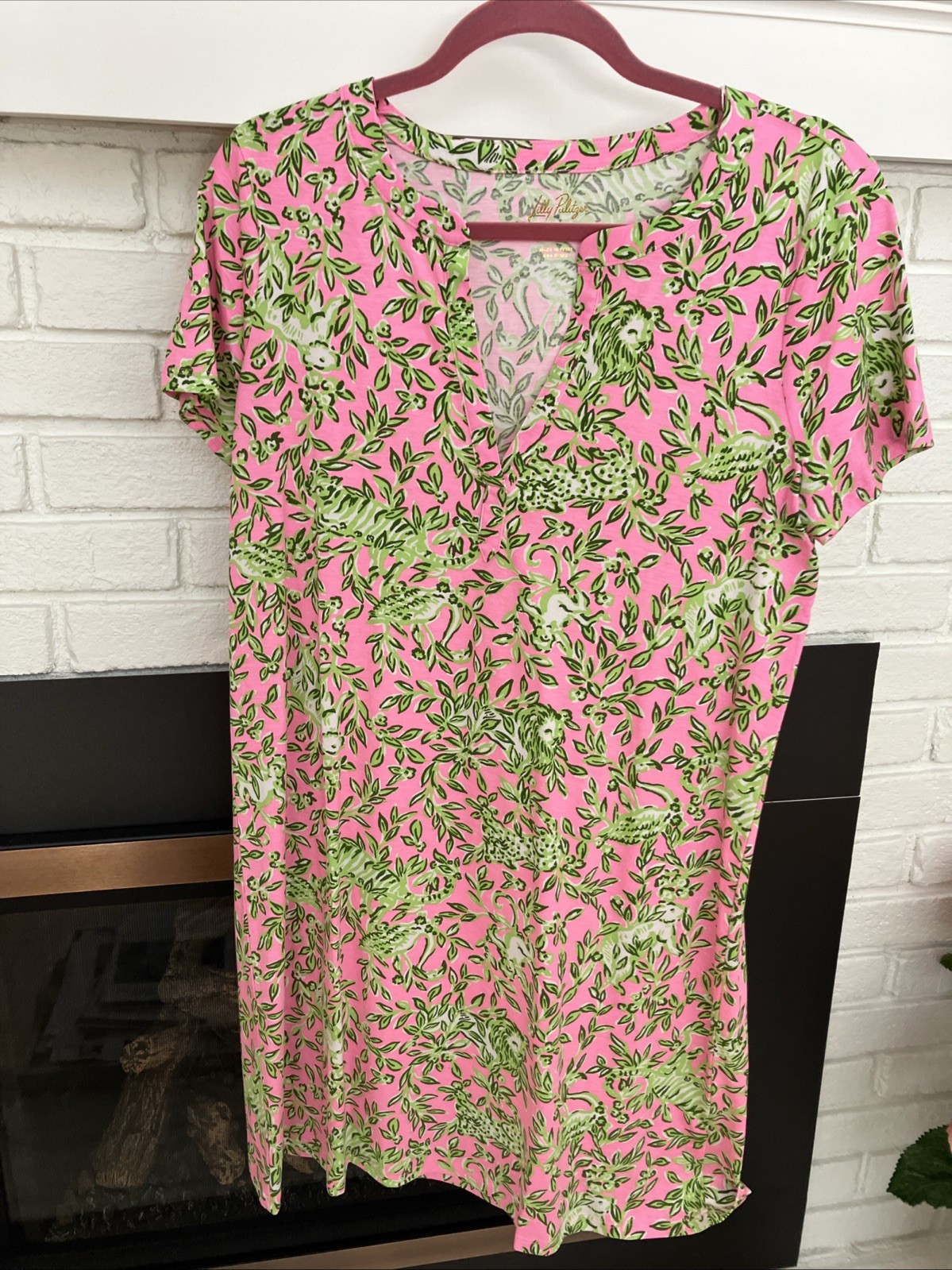 Lilly PUlizer Dev Dress Rousseau Pink Mane Character Energy NWT Size M