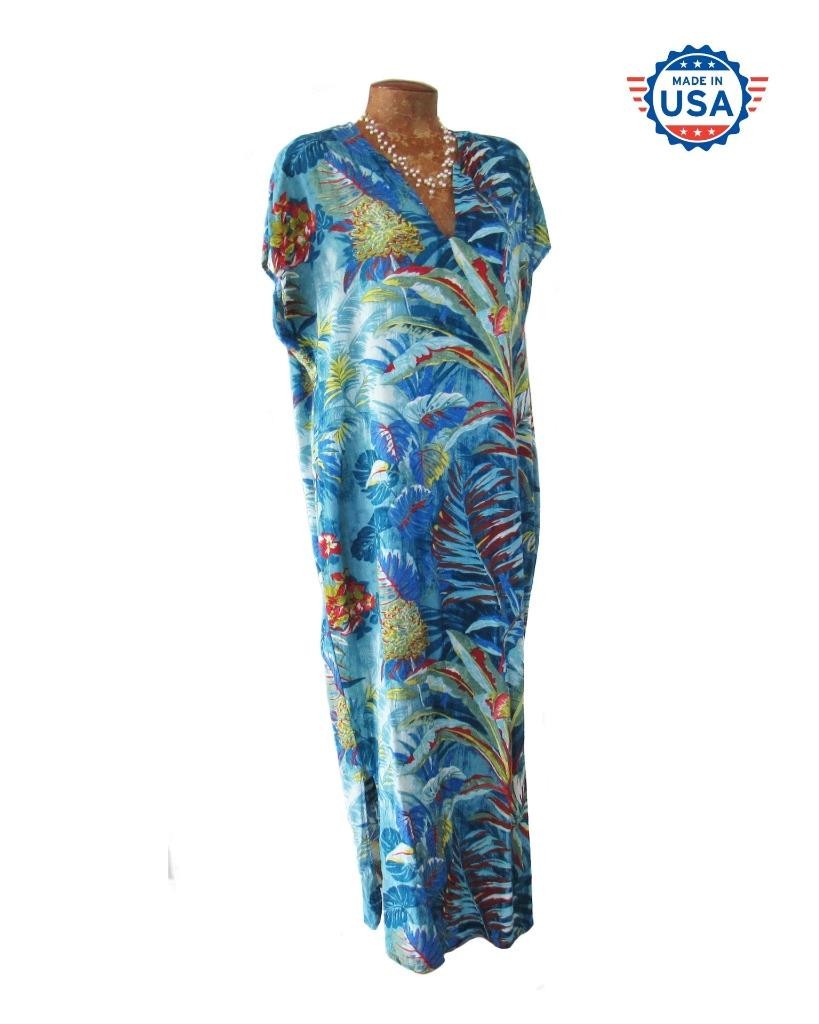Gorgeous Flowy & Effortless Style “KAMUELA” Jams World Long Kaftan Dress XSMALL