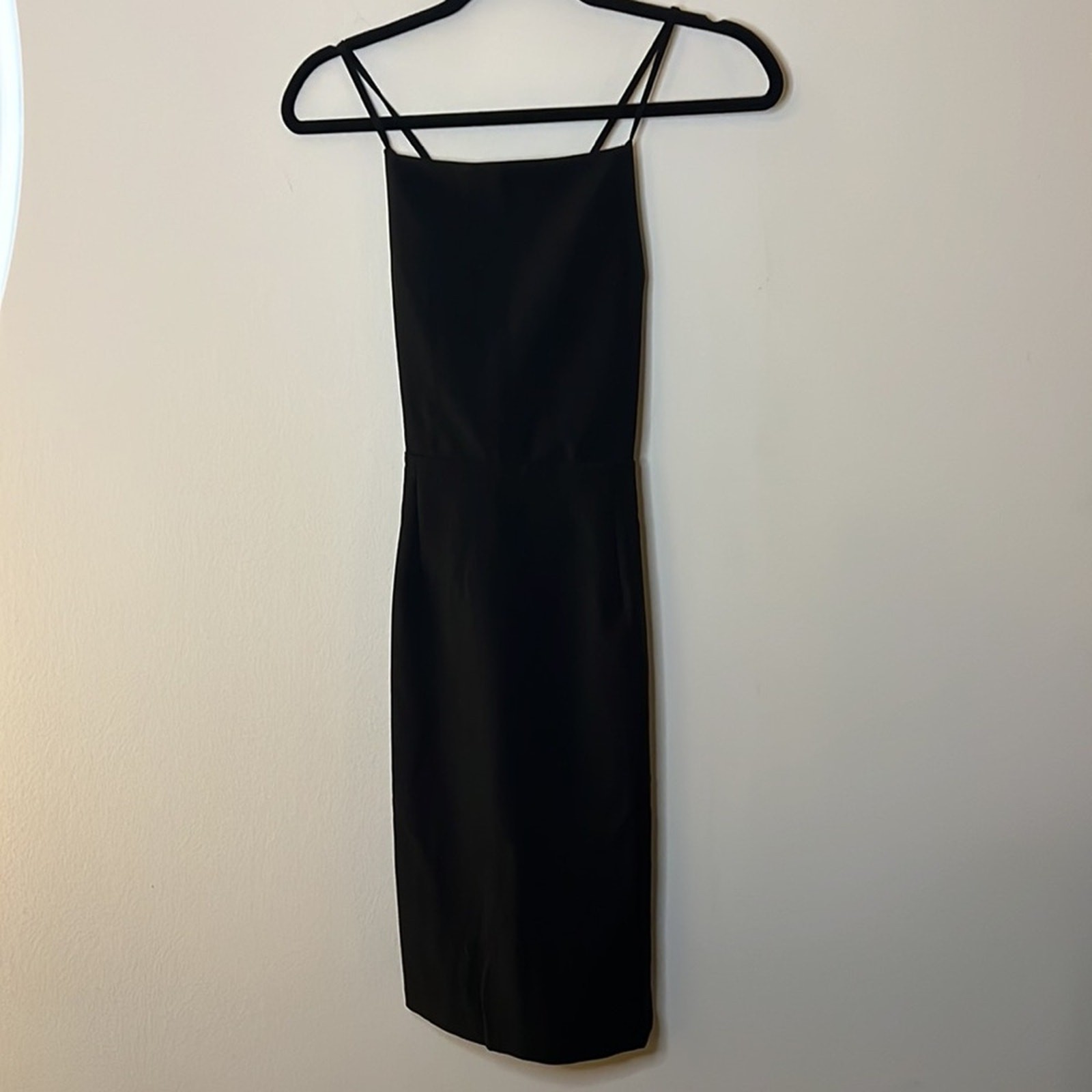 june & hudson Tie Back Straight Neck Dress Size Mm