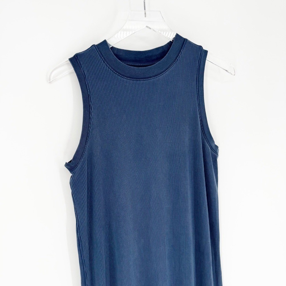 RicherPoorer Vintage Rita Ribbed Maxi Dress Women’s Size S Blue