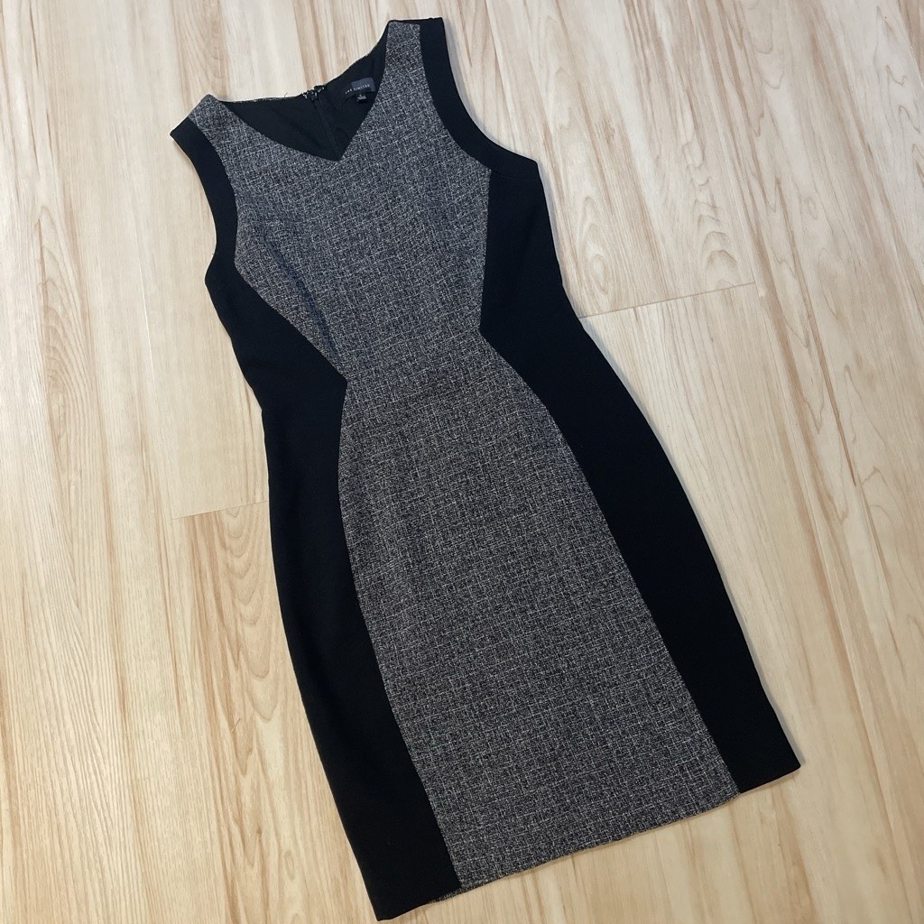 The Limited Color Block Dress Slimming, Lined, Sleeveless Size 2 Career wear