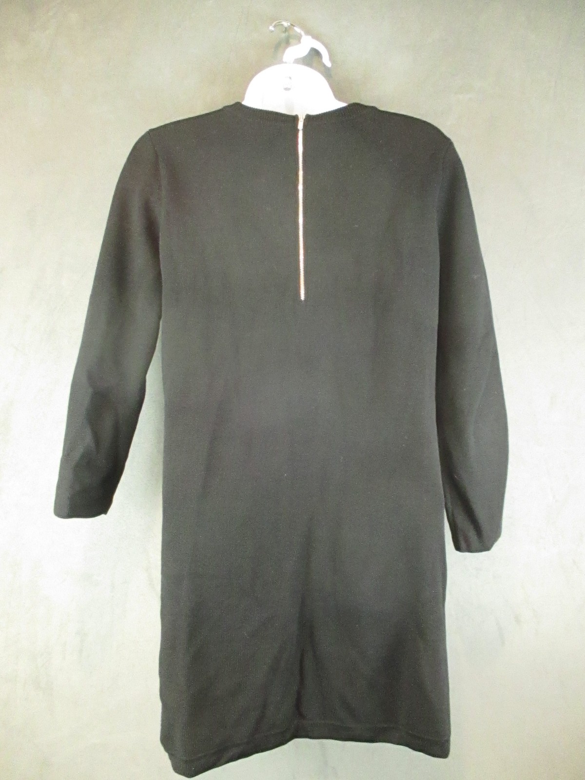 Filippa K Sweater Dress Womens Small Merino Wool Long Sleeve Zip Back Pullover