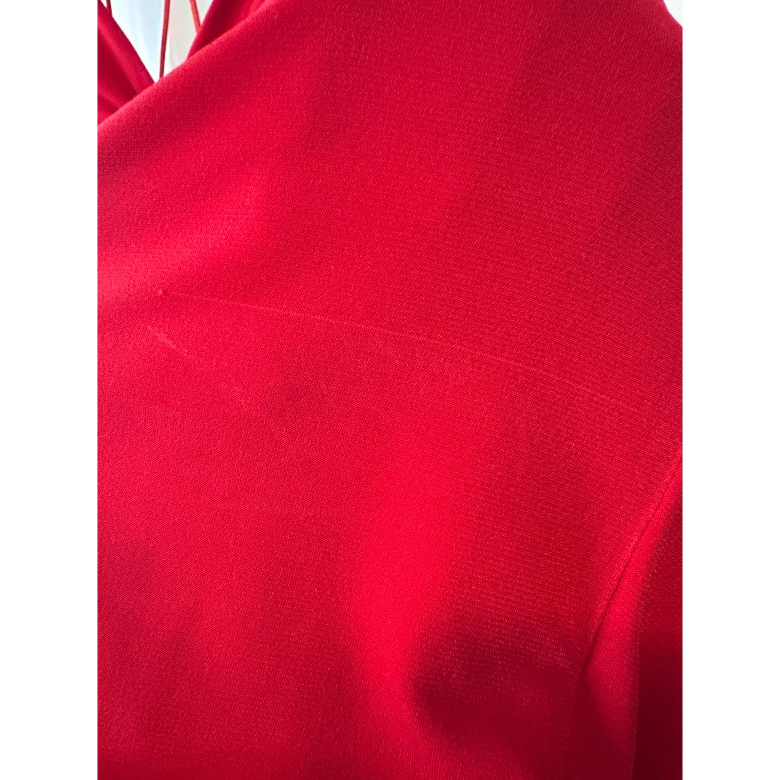 Musier Paris Iraklia Red Strappy Backless Midi Dress Size 6 / FR 38