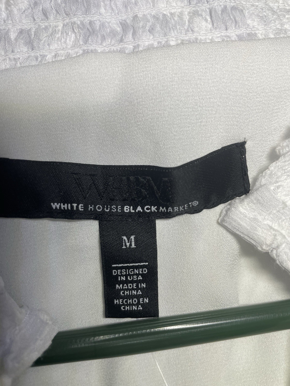 NWT White House Black Market WHBM Halter Sleeveless Dress White, Lined Size M