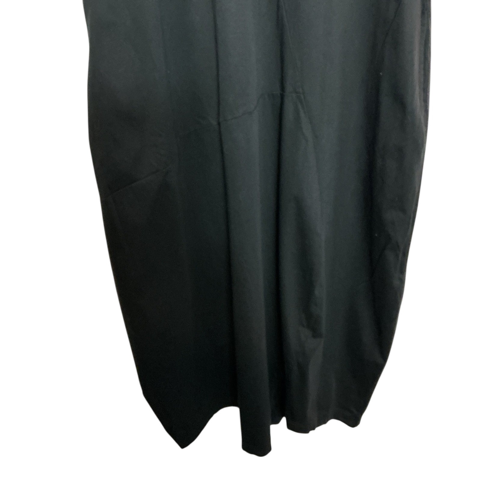 Moyuru Large Black Cotton Tunic Pullover Dress Pockets Japan Lagenlook Relaxed