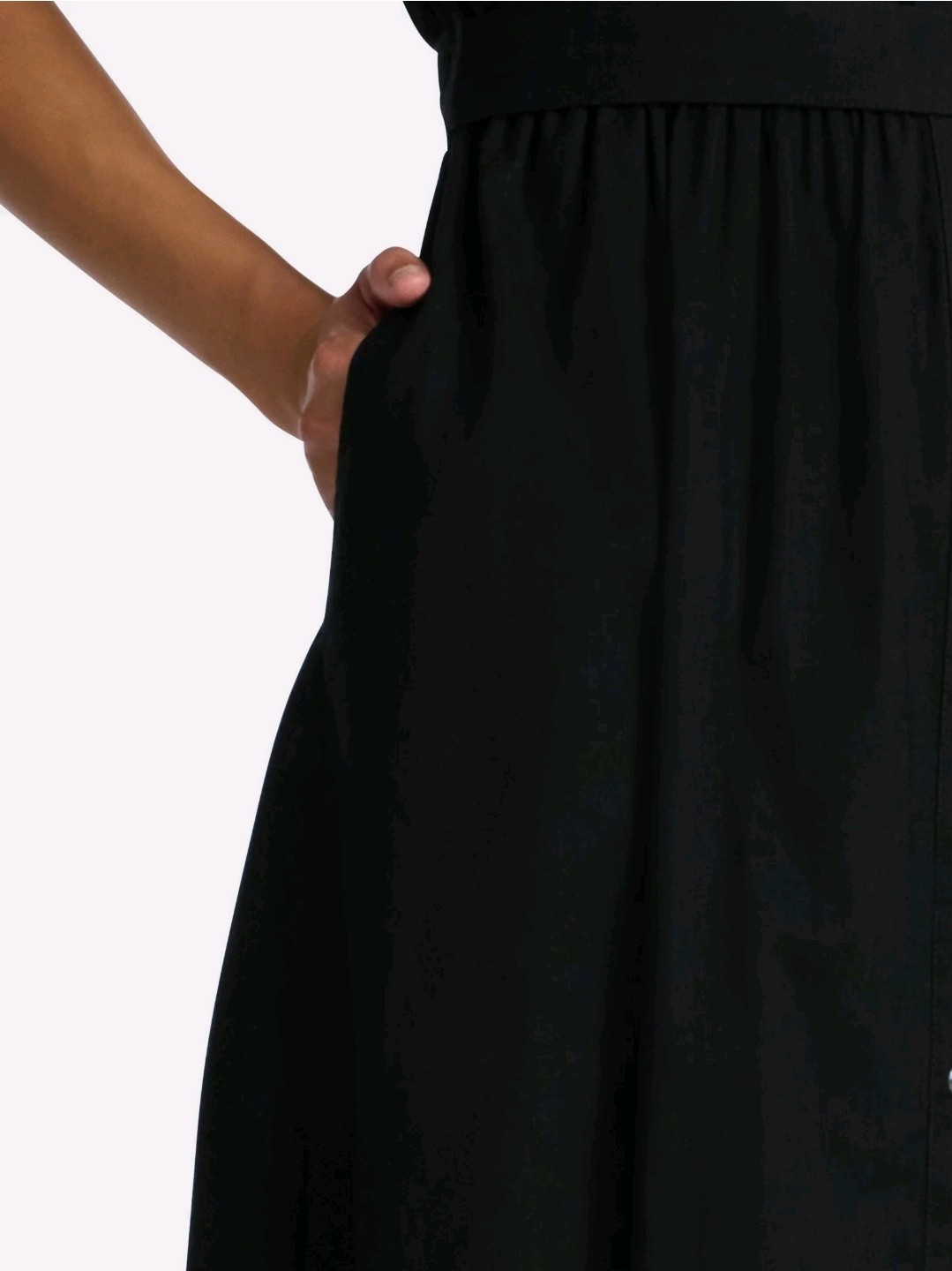 Time and Tru Women’s Tie Front Button Down Shirt Dress, Size XL, Black NWT 🔥