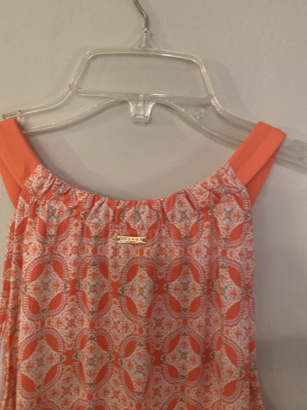 Cabana Life Midi spf 50+ Sleeveless Geometric Shift Dress retail $134