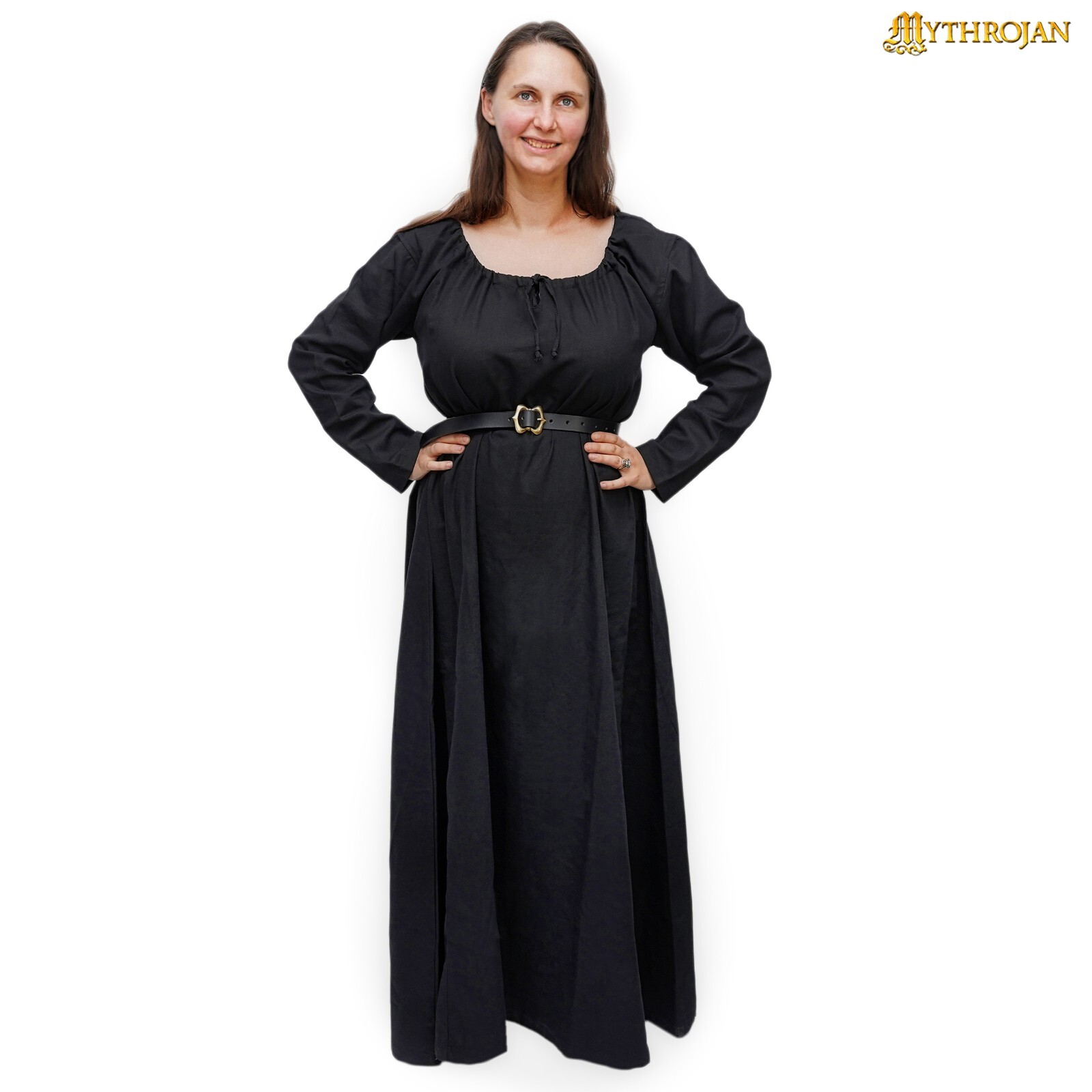 Women Renaisance Medieval Dress Retro Long Dress for Role Playing Cosplay Party