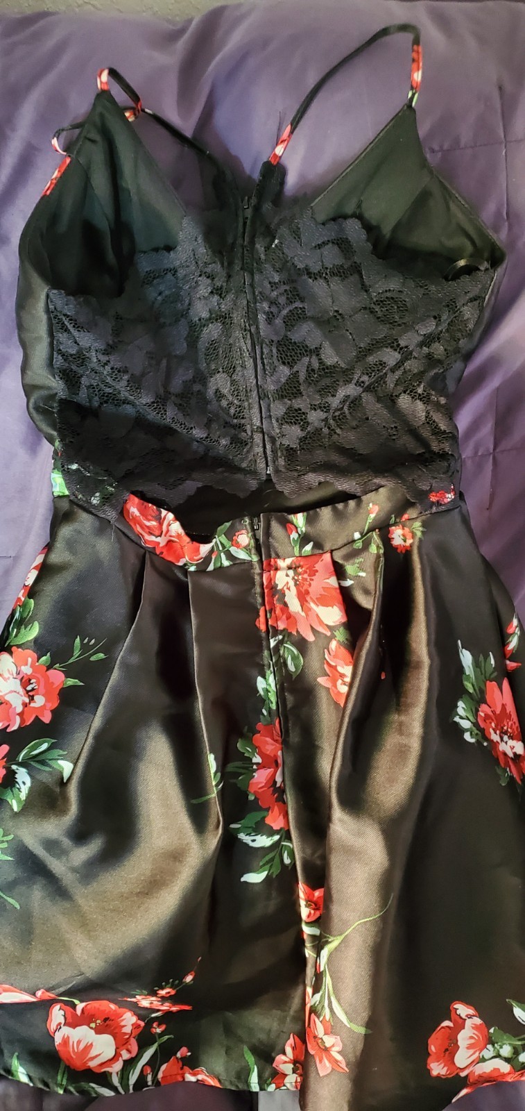 B. Smart Women’s Sleeveless Size 9 Black Floral Dress with Criolyn EUC