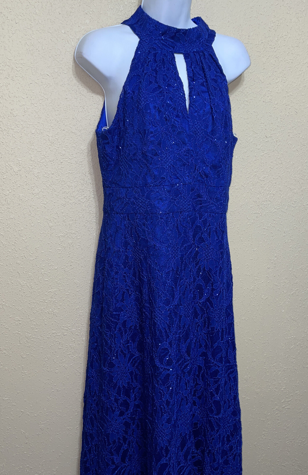 Decode 1.8 Lace Full Length Formal Evening Dress Gown SZ 10 NEW