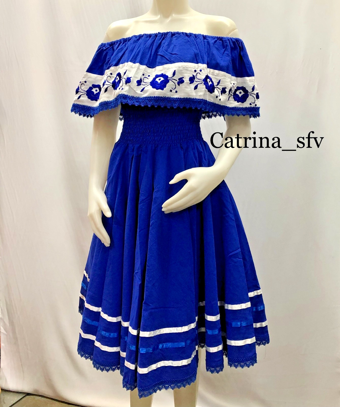 EL SALVADOR DRESS, HONDURAS DRESS, VESTIDO BORDADO, NICARAGUA DRESS,