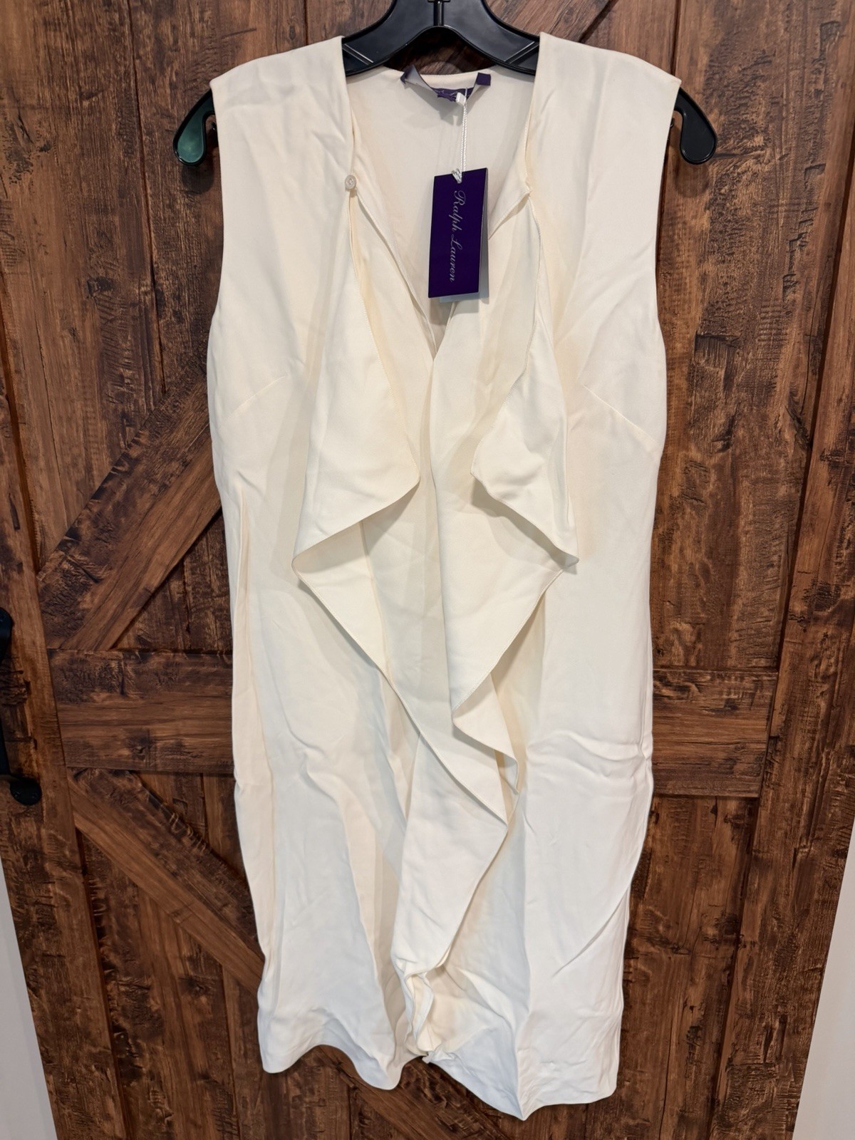 Ralph Lauren Purple Label Collection Women’s 2 Chantel Ruffle Front Dress – Read