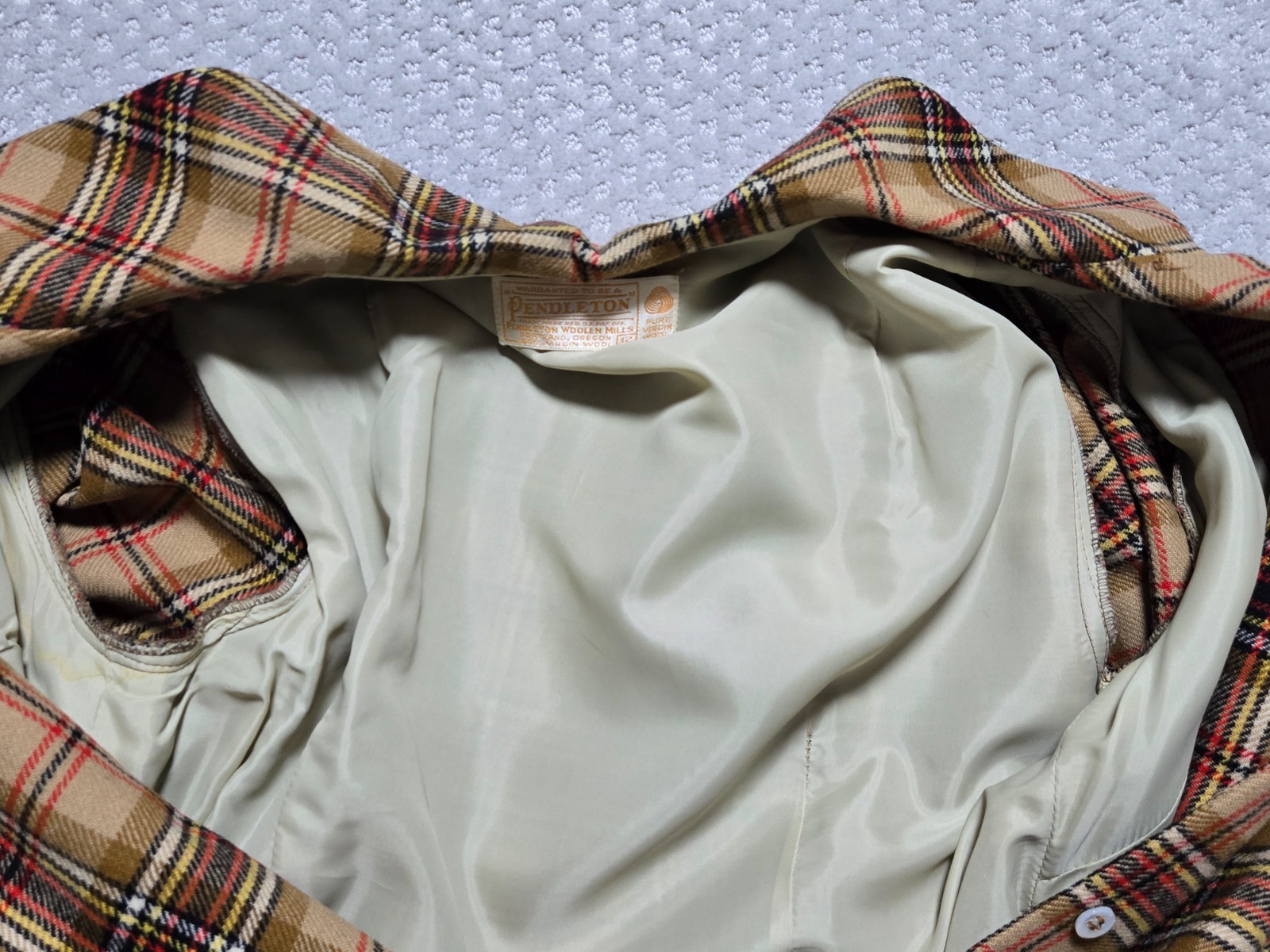 Vintage Pendleton Wool Jumper Shirt-Dress 100% Virgin Wool ~ Women’s Size 12 ~
