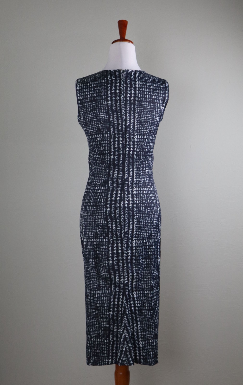 SPORTMAX CODE Max Mara $965 Houndstooth Glen Plaid Sheath Dress Size US 6