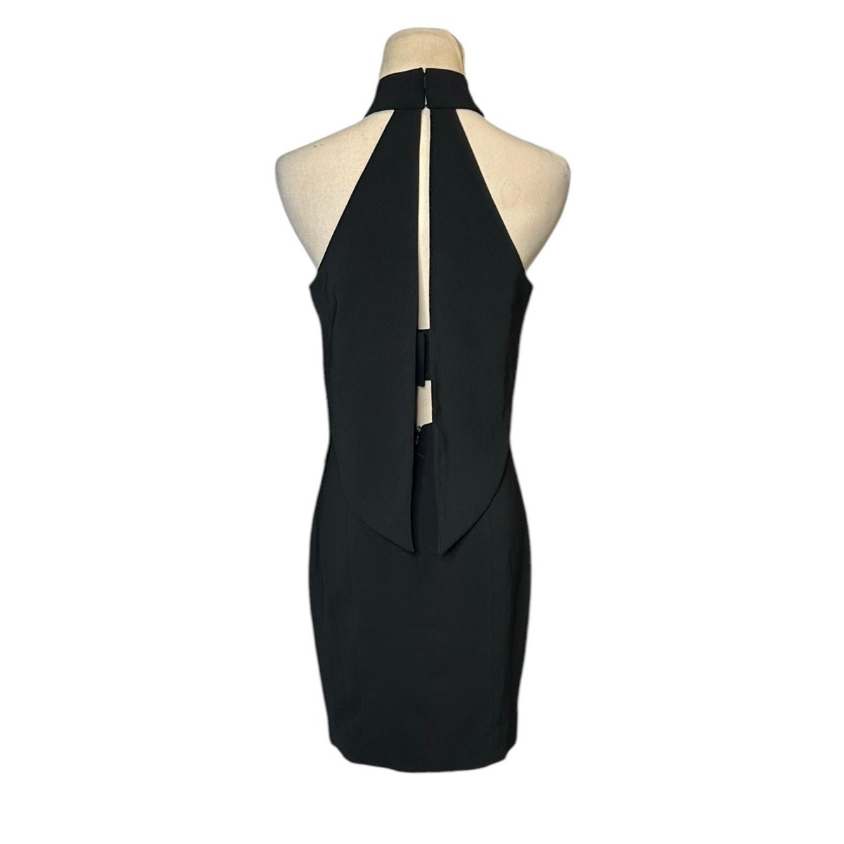 Jay Godfrey black sheath cocktail dress size 2