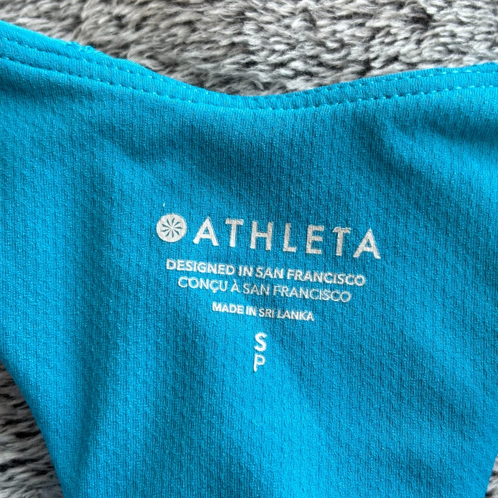 Athleta Break Point Dress Small Pacific Blue Athletic Athleisure Tennis 19234