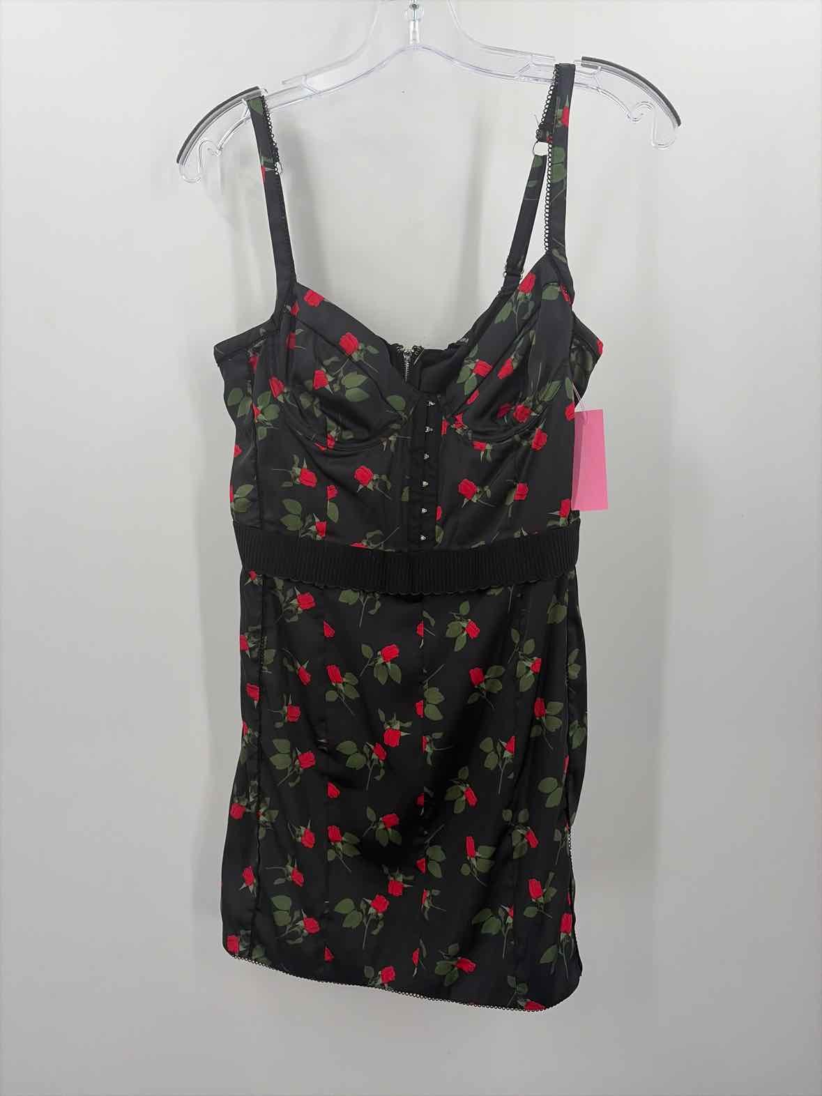 Pre-Owned For Love & Lemons Black Size Medium Short Sleeveless Dress