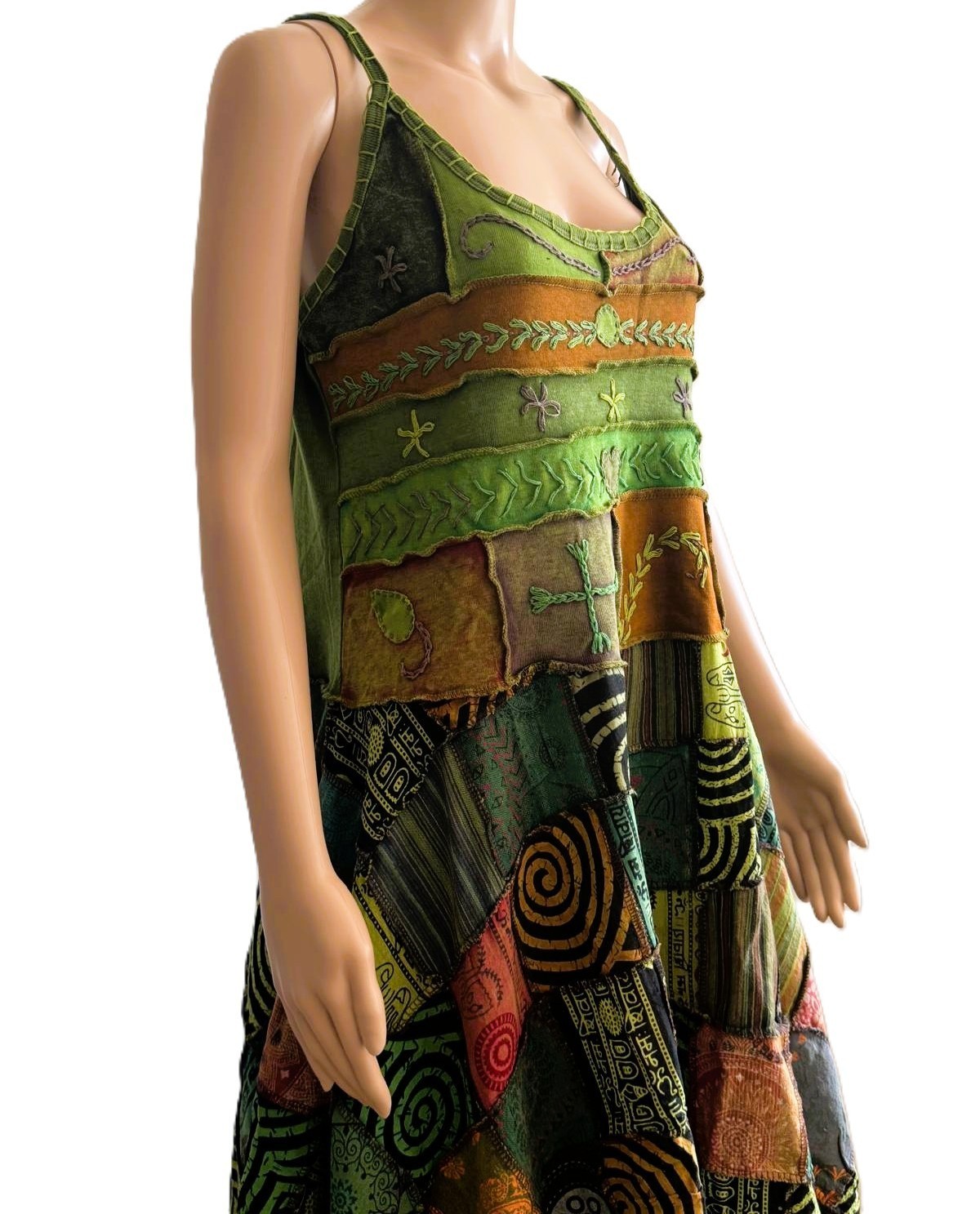 Authentic Nepalese Handcrafted Patchwork Dress