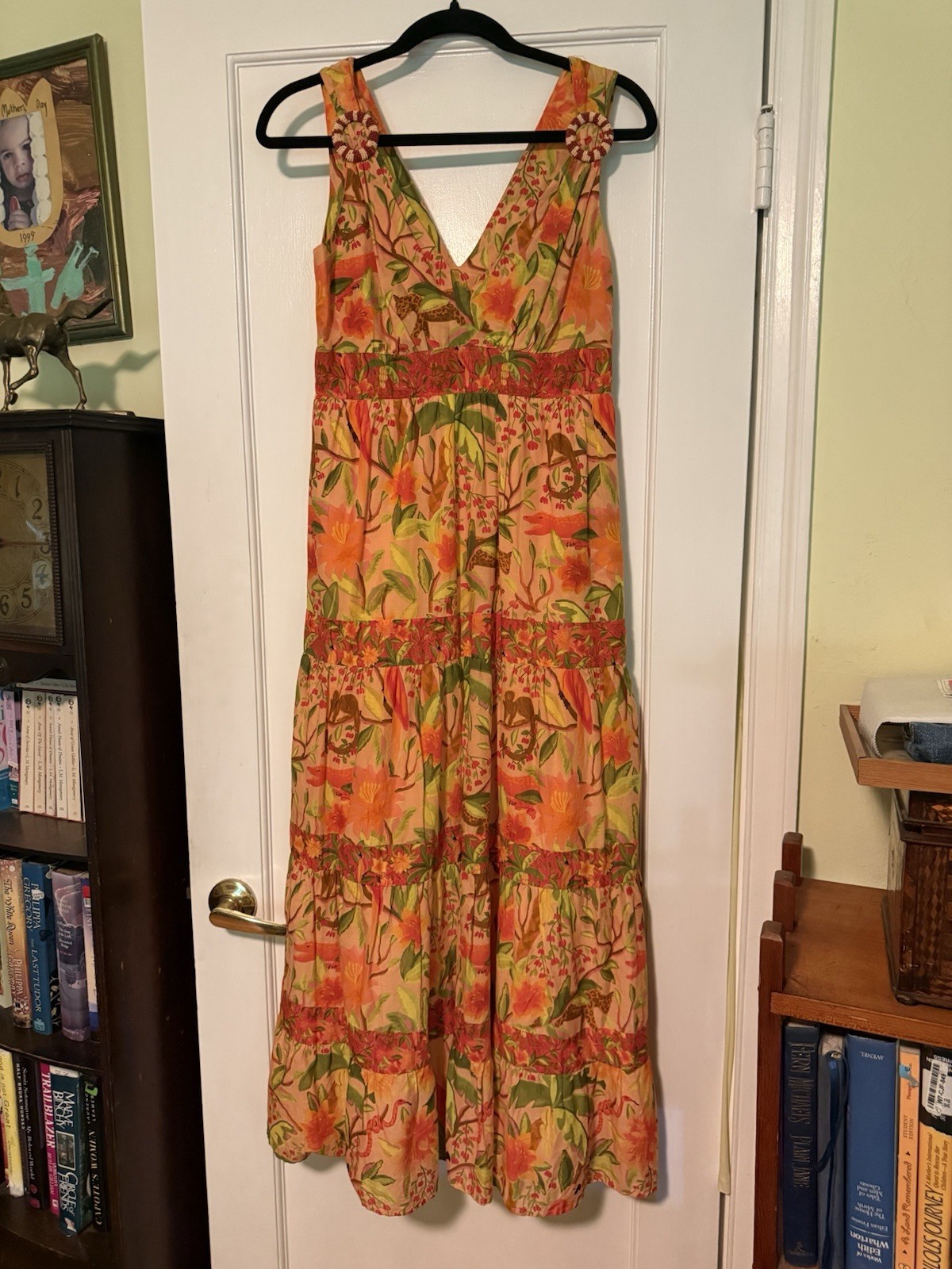 Farm Anthropologie XS Maxi Dress Gorgeous