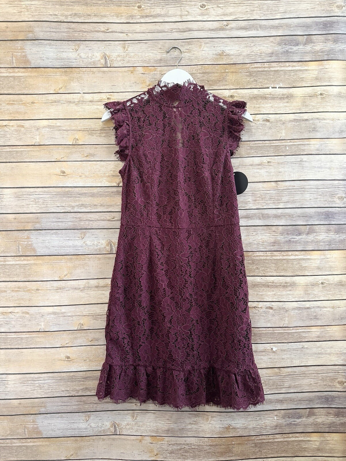 Storia Dress Women’s Size Medium Learn To Love Lace Ruffled Mini NWT