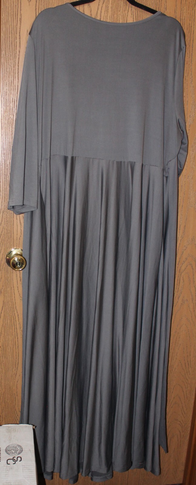 XPlusWear – Casual Round Neck Neck Dress – Deep Gray – Women’s size 3X