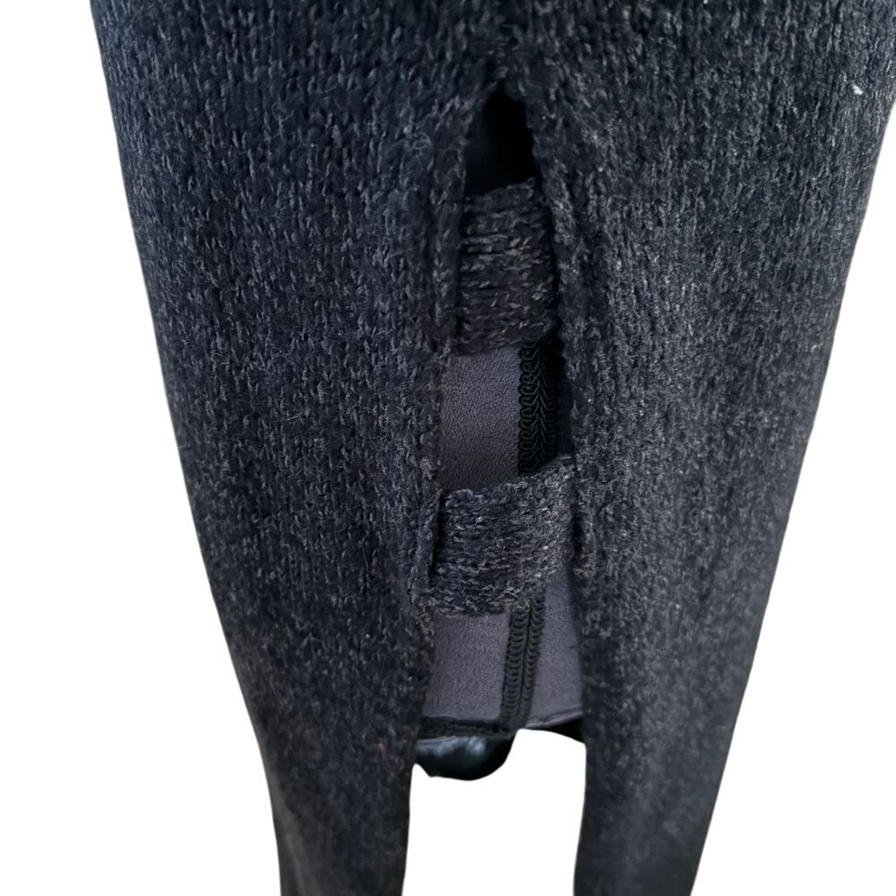 RD Style Black Sleeveless Turtleneck Maxi Dress Sweater Knit Winter Fashion