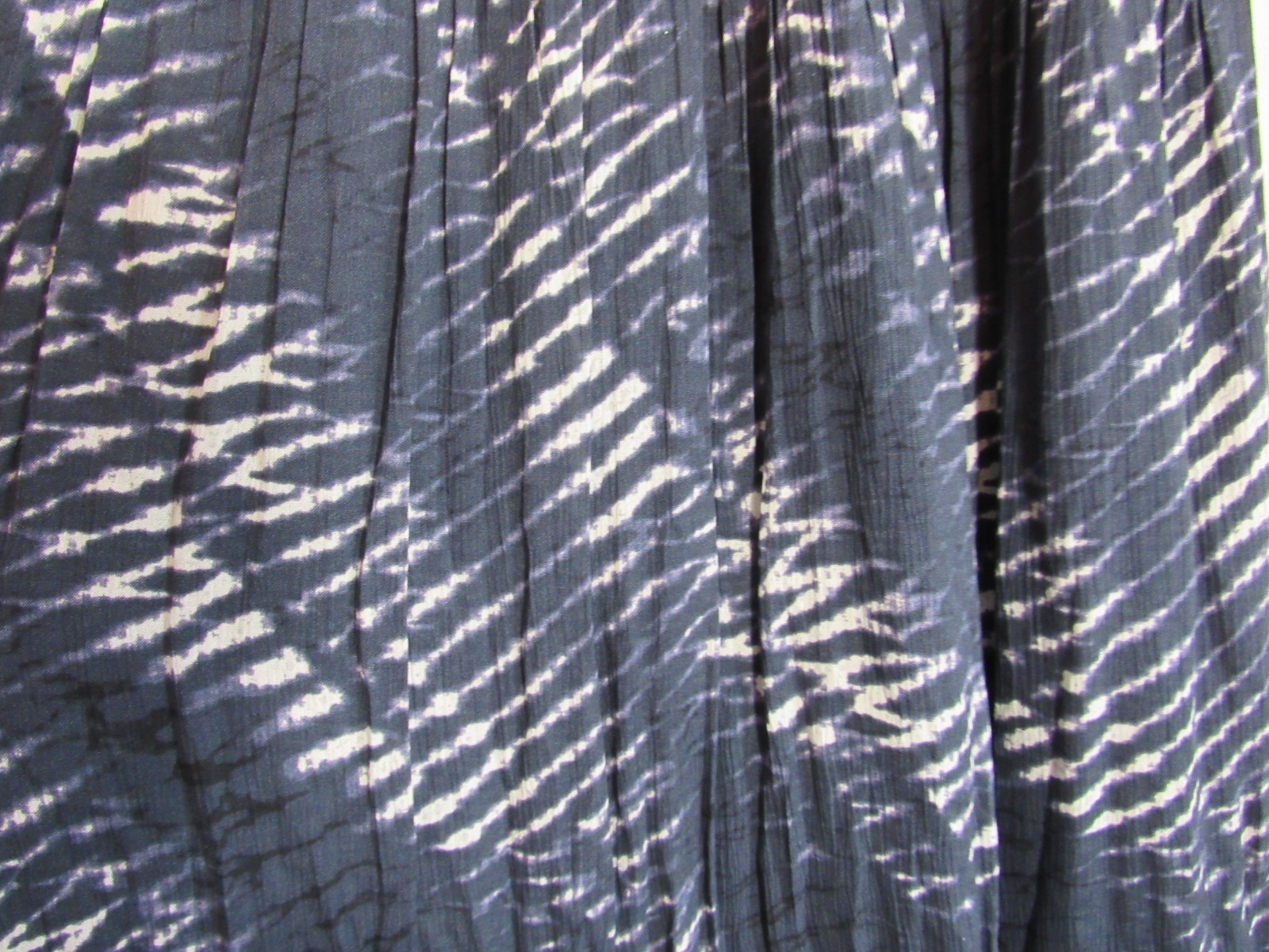 Rails Blue Tie Dye Ruffle Bottom Keyhole Button Back Lined Midi Dress SM NWOT